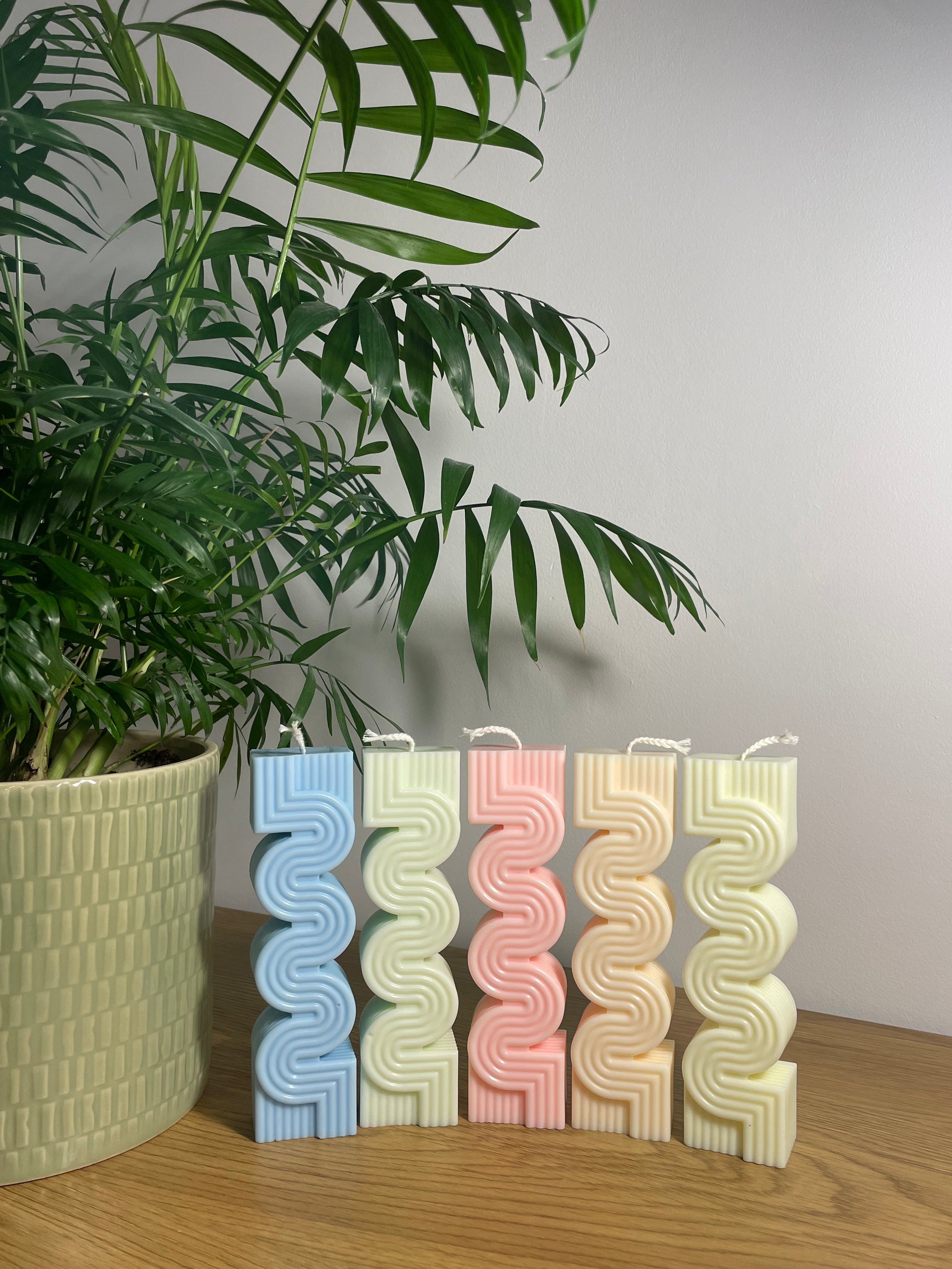 Žvakių rinkinys - SAULĖS (5 vnt.)